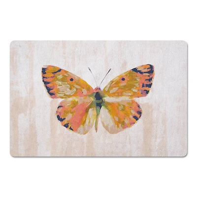 Painted Butterfly Floor Mat