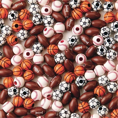 Color Splash!® Plastic Sport Beads