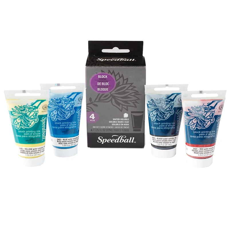 Speedball® Basic Block Printing Ink Set