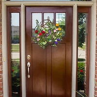 22” Spring Floral Wreath