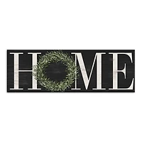 Home Wreath Canvas Wall Art