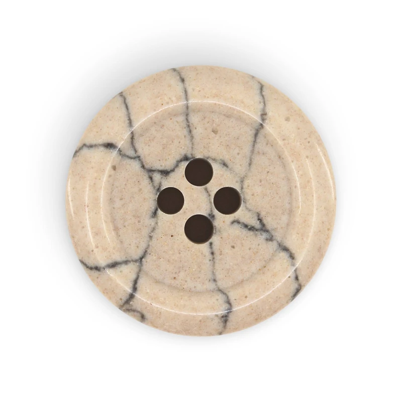 Dritz® 23mm Beige-Camel Recycled Polyester Round Button, 6ct.