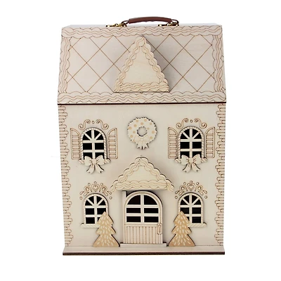 12.25" Unfinished Winter Home DIY Wood Dollhouse by Make Market®
