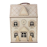 12.25" Unfinished Winter Home DIY Wood Dollhouse by Make Market®