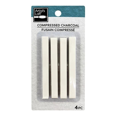White Compressed Charcoal, 4ct. by Artist's Loft®