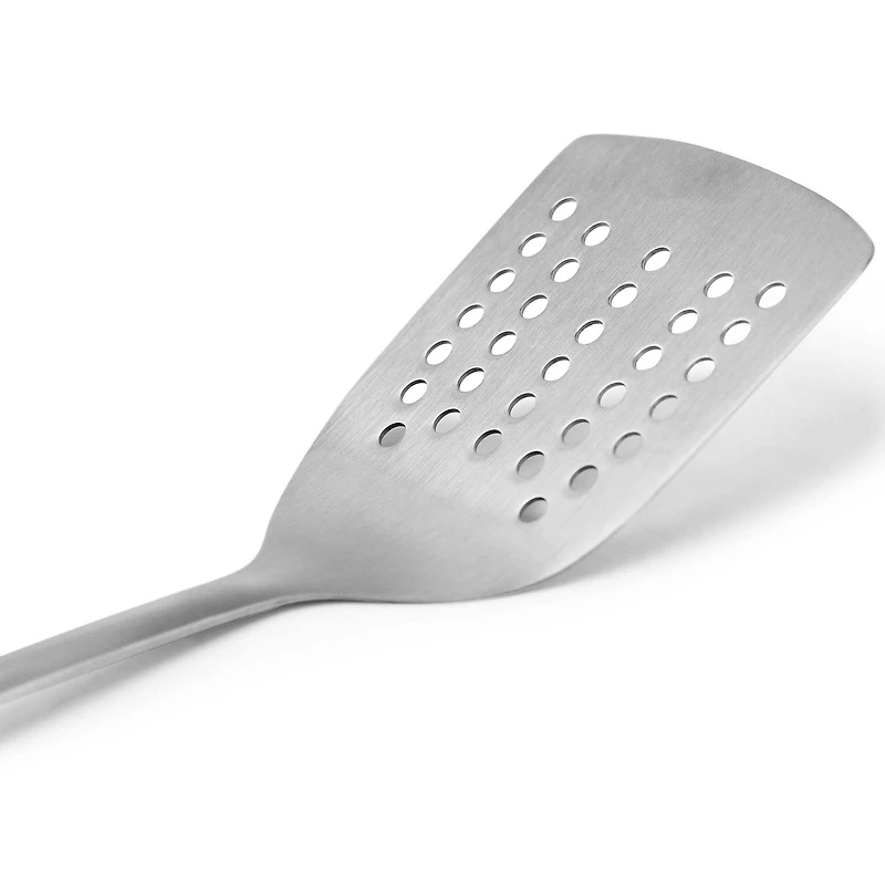 Martha Stewart Everyday Gray Stainless Steel Slotted Turner