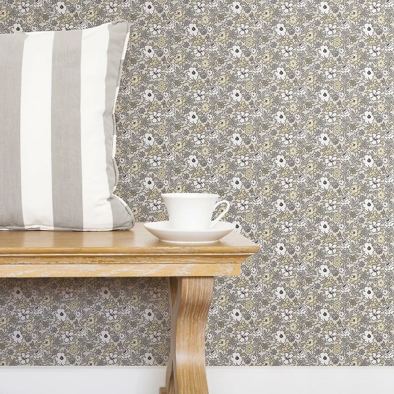 RoomMates Floral Ditzy Vine Peel & Stick Wallpaper