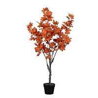 4ft. Autumn Smoky Maple Artificial Fall Tree