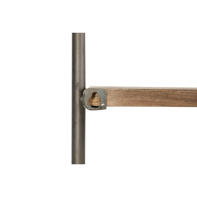 Hello Honey® Gold Wall Clock with 2 Shelves & 3 Hooks