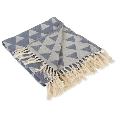 Triangle Throw French Blue"