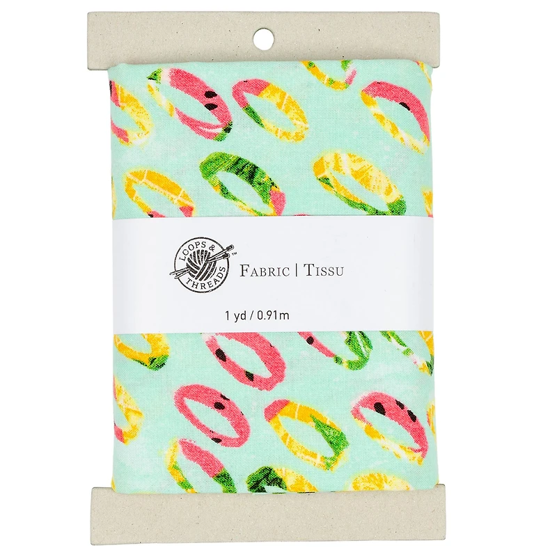 Turquoise Cotton Fabric Bundle by Loops & Threads™