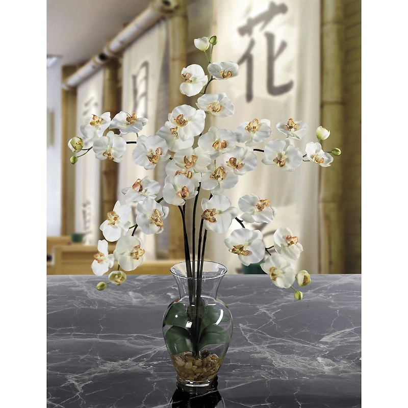2.5ft. Moth Orchid Liquid Illusion Silk Flower Arrangement
