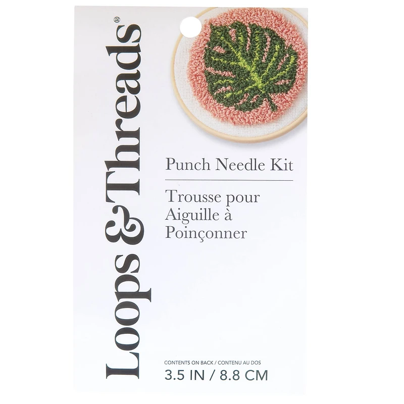 Leaf Punch Needle Kit by Loops & Threads®