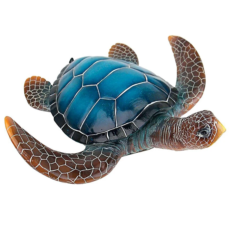 Design Toscano 14" Blue Sea Turtle Statue