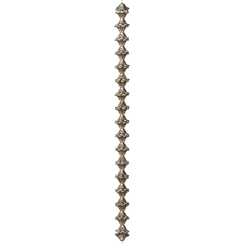 12 Packs: 34 ct. (408 total) Silver Metal Cap-Shaped Beads, 9mm by Bead Landing™