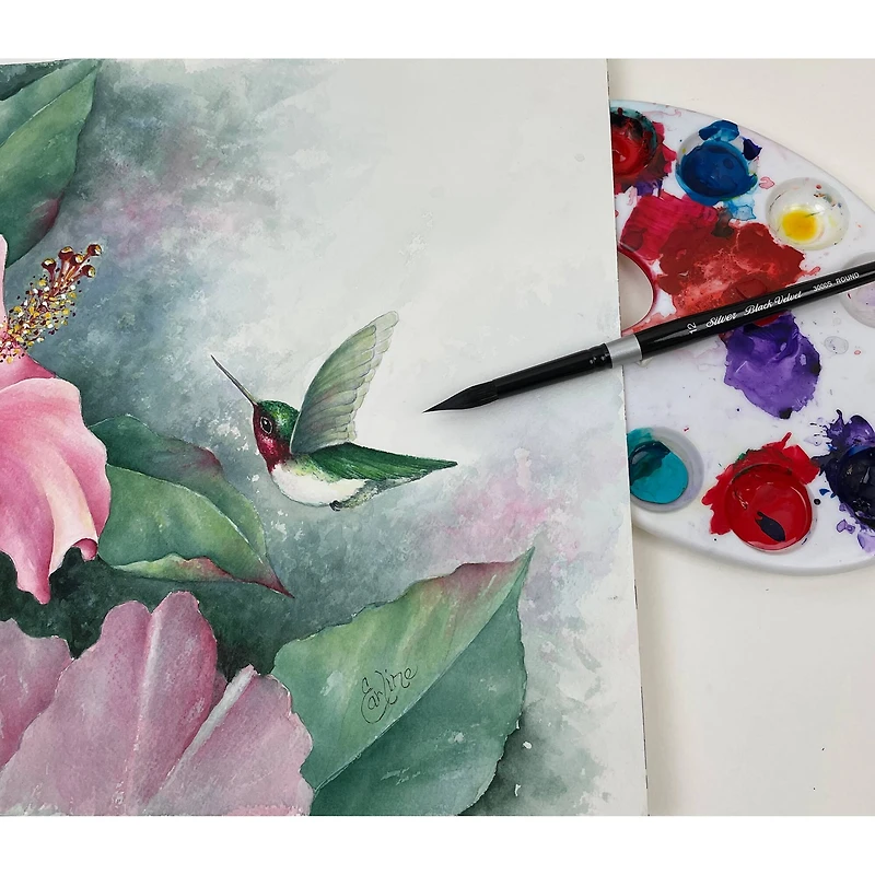 Silver Brush Limited Black Velvet® Large Round Brushes Set