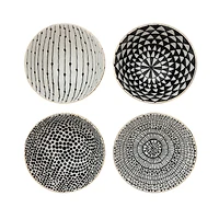 Hello Honey® 5" White & Black Patterned Bowl Set