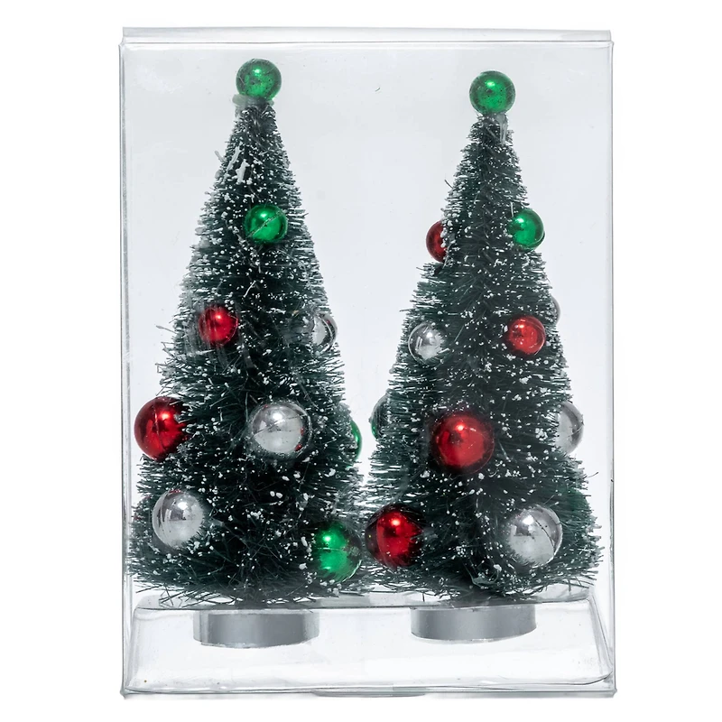 Red, Green & Silver Ornament Trees, 2ct. by Ashland®