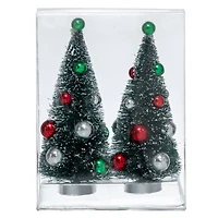 Red, Green & Silver Ornament Trees, 2ct. by Ashland®