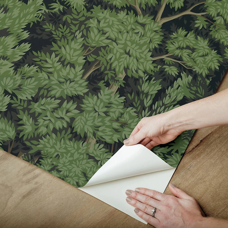 RoomMates Ardian Green Peel & Stick Wallpaper