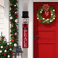 Glitzhome® 42" Nutcracker Wooden Porch Sign