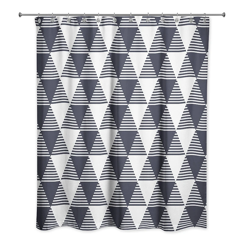 Triangles Shower Curtain