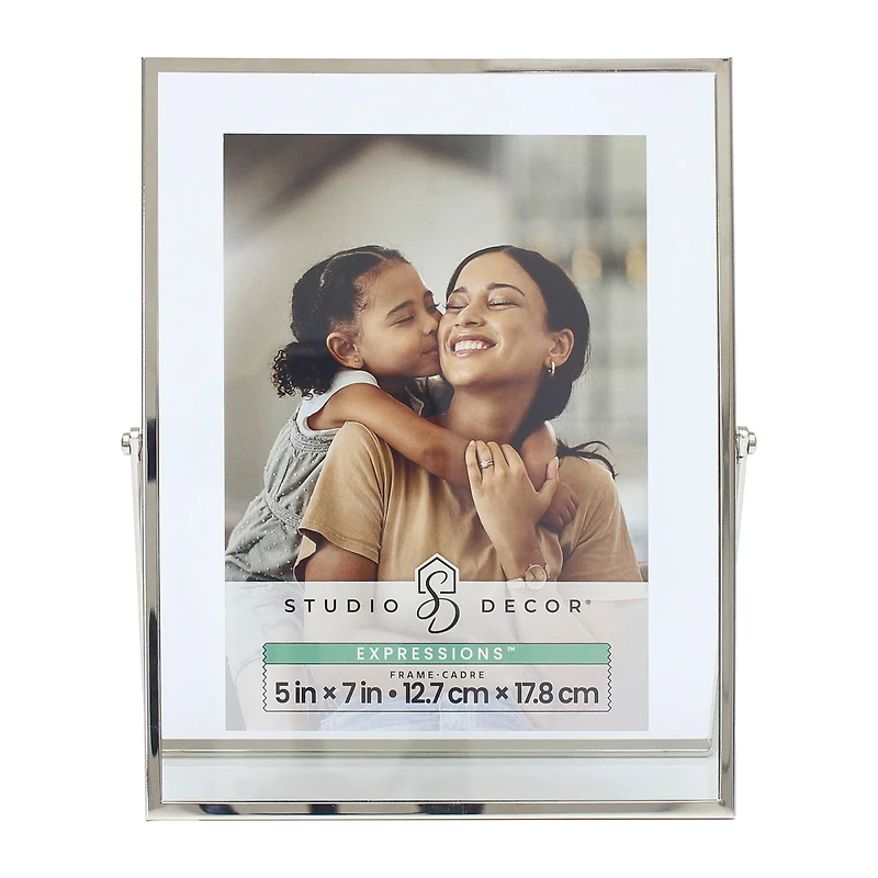 Expressions™ Silver Metal Tabletop Float Frame by Studio Décor