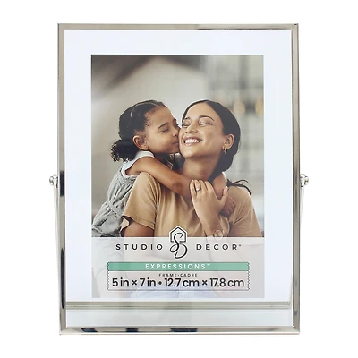 Expressions™ Silver Metal Tabletop Float Frame by Studio Décor