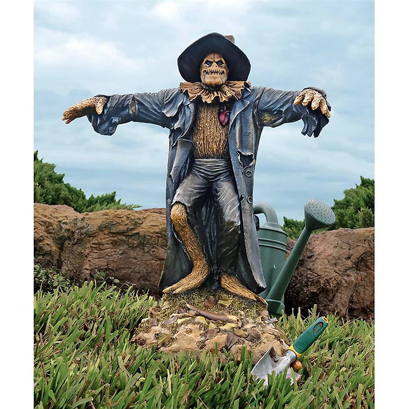 Design Toscano Harvest of Evil Garden Scarecrow Statue