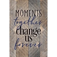 Moments Together Wood Plaque With Easel & Hanger