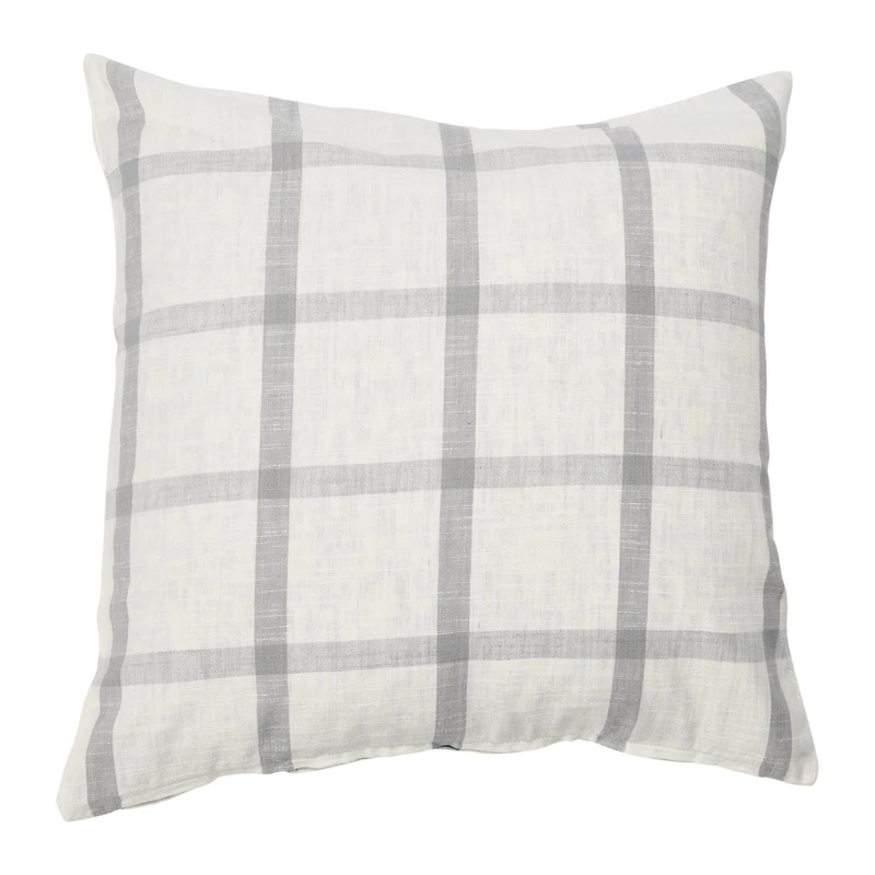 Hello Honey® 20'' Square Windowpane Plaid Pillow Cover