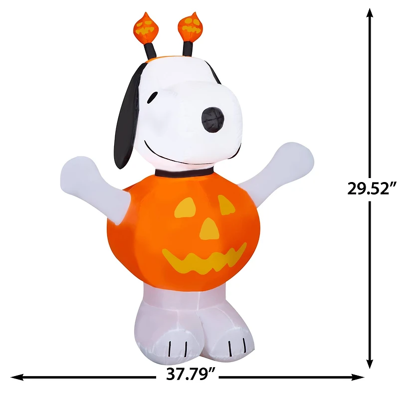 Airblown® Inflatable Peanuts® Snoopy in Pumpkin Outfit