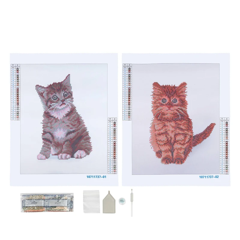 Duo Cat Diamond Art Kit by Make Market®