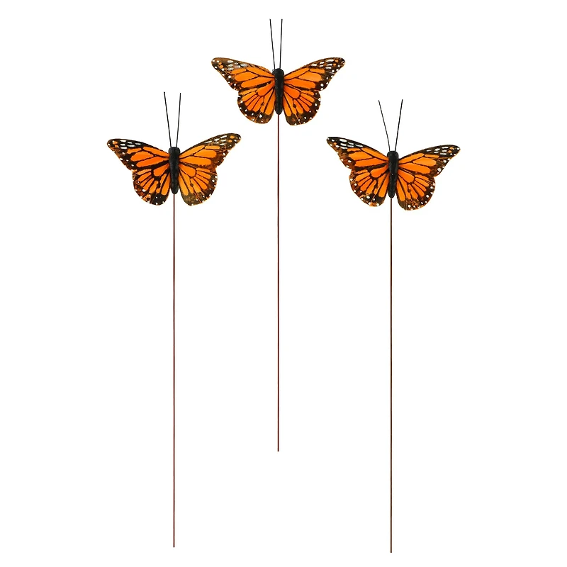 Small Orange Monarch Butterflies, 3ct. by Ashland®