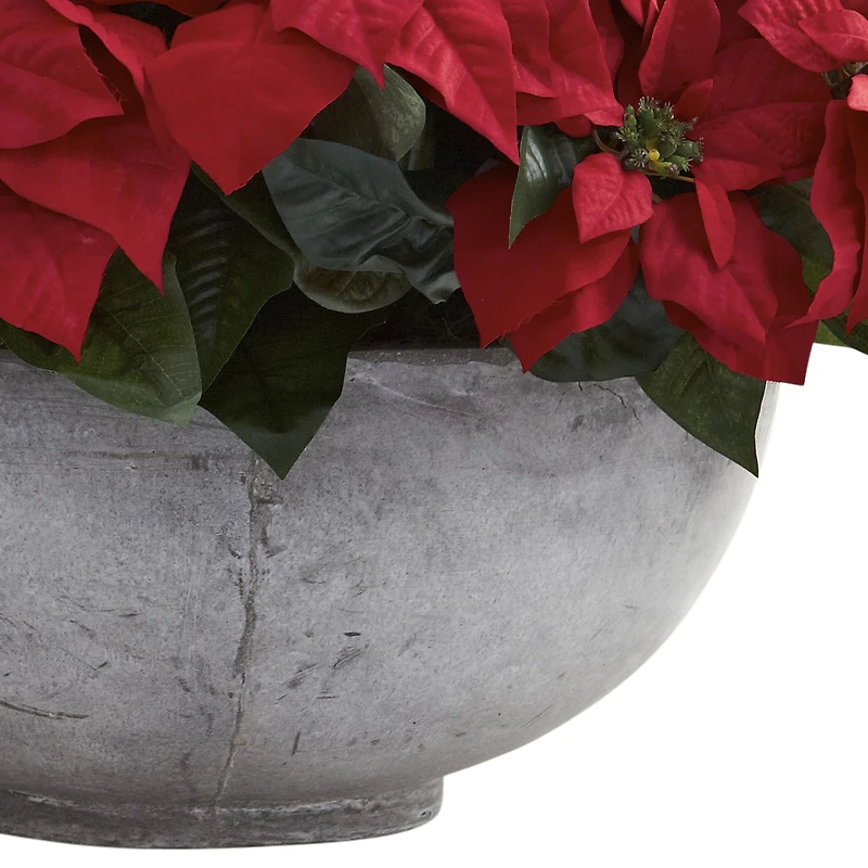 2.5ft. Potted Poinsettia Arrangement in Decorative Planter