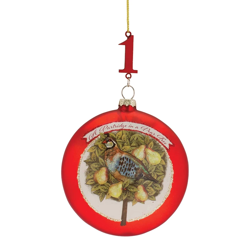 Twelve Days of Christmas Ornament Set