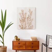 Brown Dried Florals 20" x 24" Canvas Wall Art