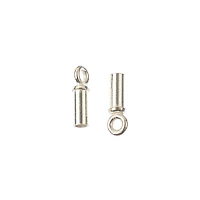 1.5mm Sterling Silver Endcap Tubes, 2ct. by Bead Landing™