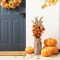 Glitzhome® 39.75" Fall Sunflower Leaf Potted Tree