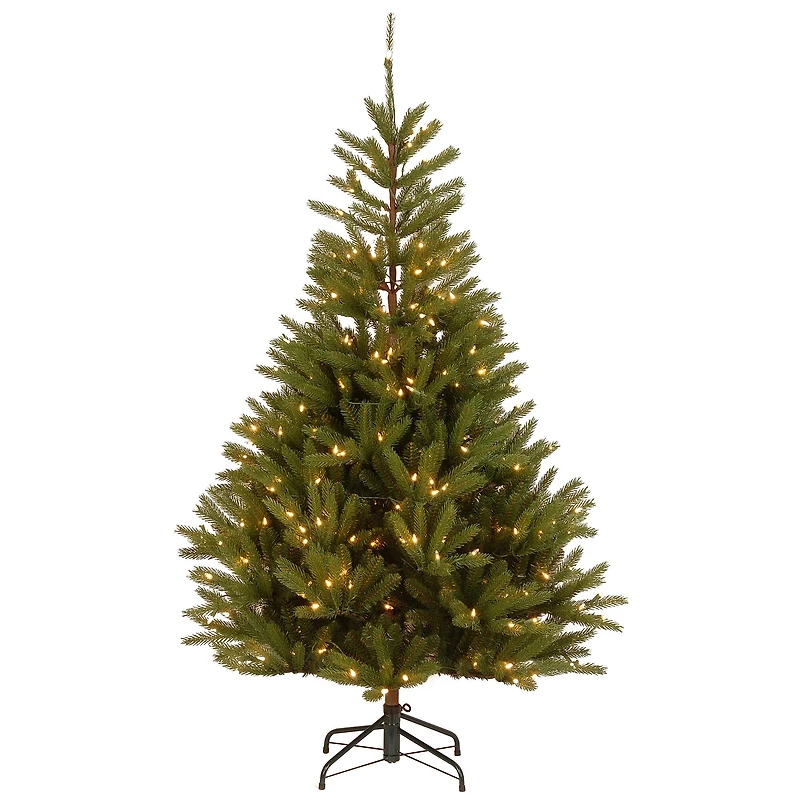 6.5ft. Pre-Lit Topeka Spruce Artificial Christmas Tree, Clear Lights