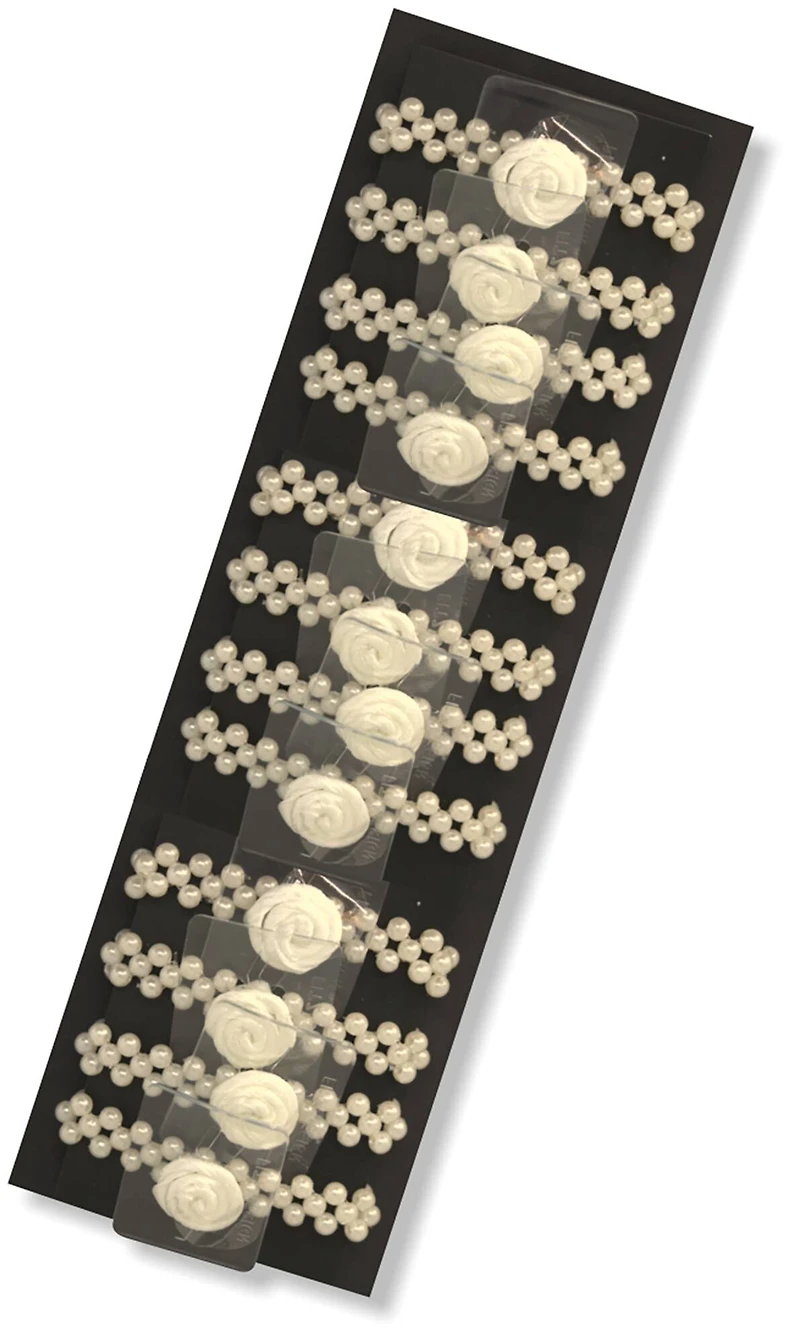 JAM Paper 3-Strand Pearl & Flower Bracelet