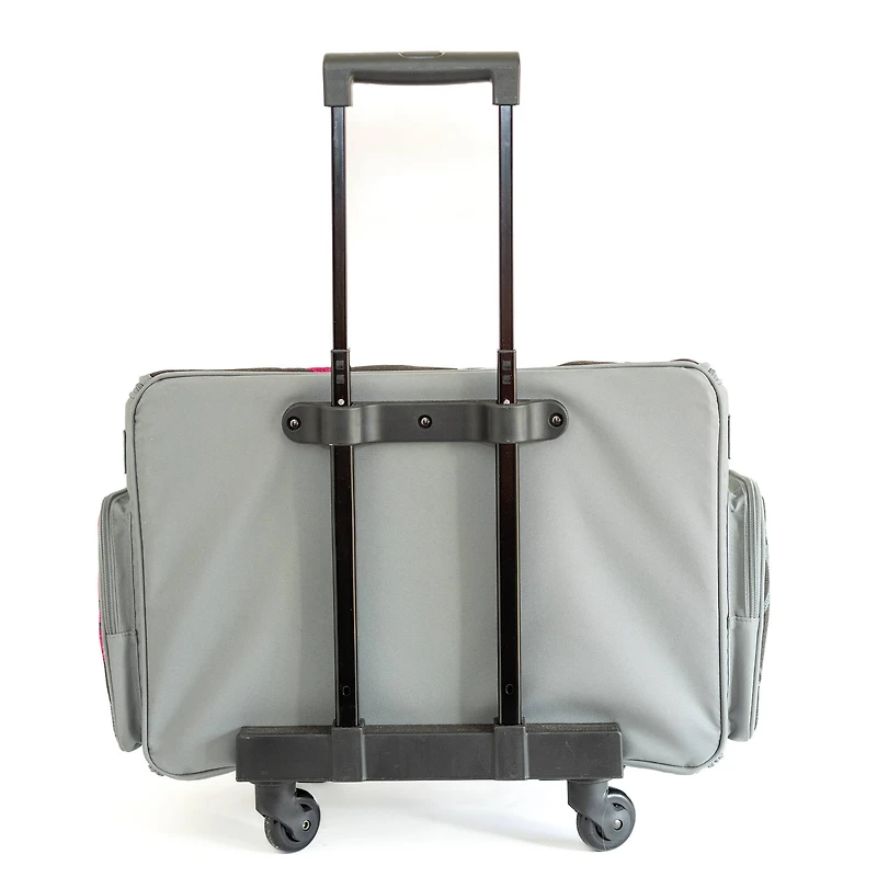 Everything Mary Gray & Red Floral Rolling Tote