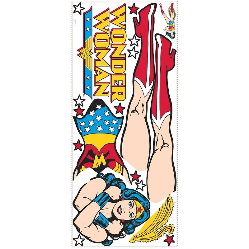 RoomMates Classic Wonder Woman Peel & Stick Decals