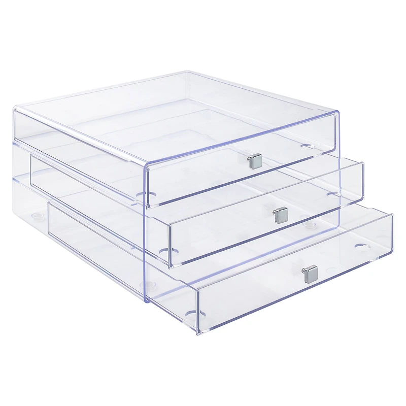 Clear 3-Drawer Organizer by Simply Tidy™