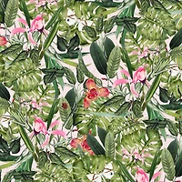 Tropical Palm Cotton Fabric Bundle by Loops & Threads™