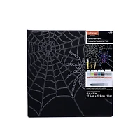 11" x 11" Spider Web Canvas Painting Kit by Craft Smart®