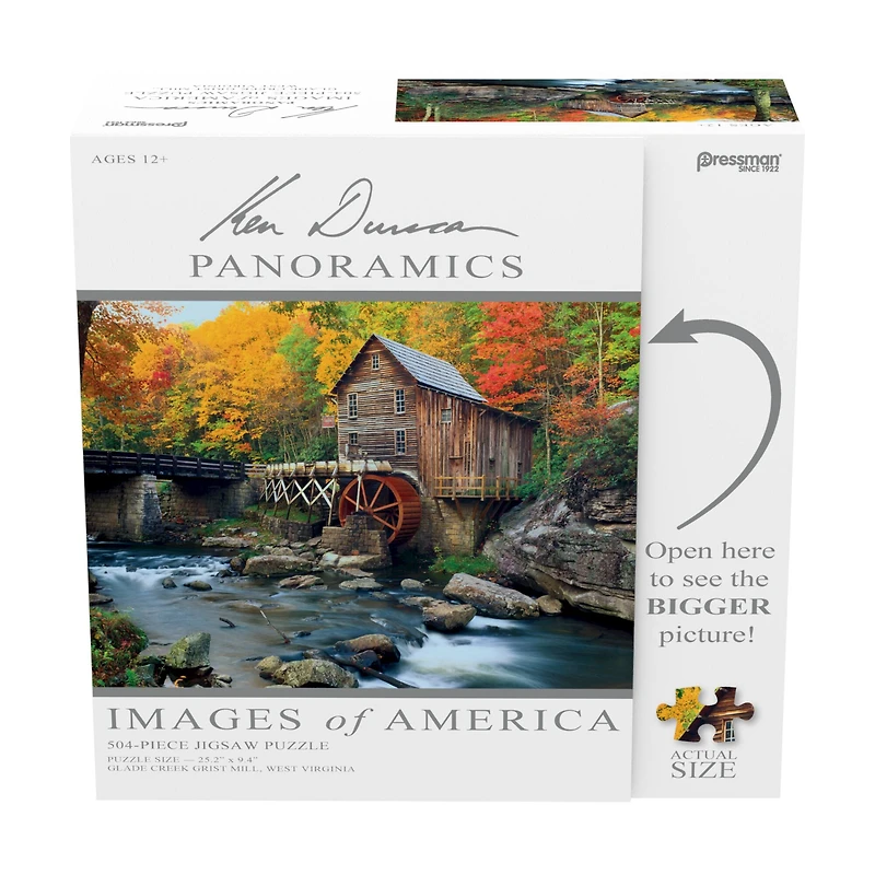 Ken Duncan Panoramics: Images of America - Glade Creek Grist Mill, West Virginia: 504 Pcs