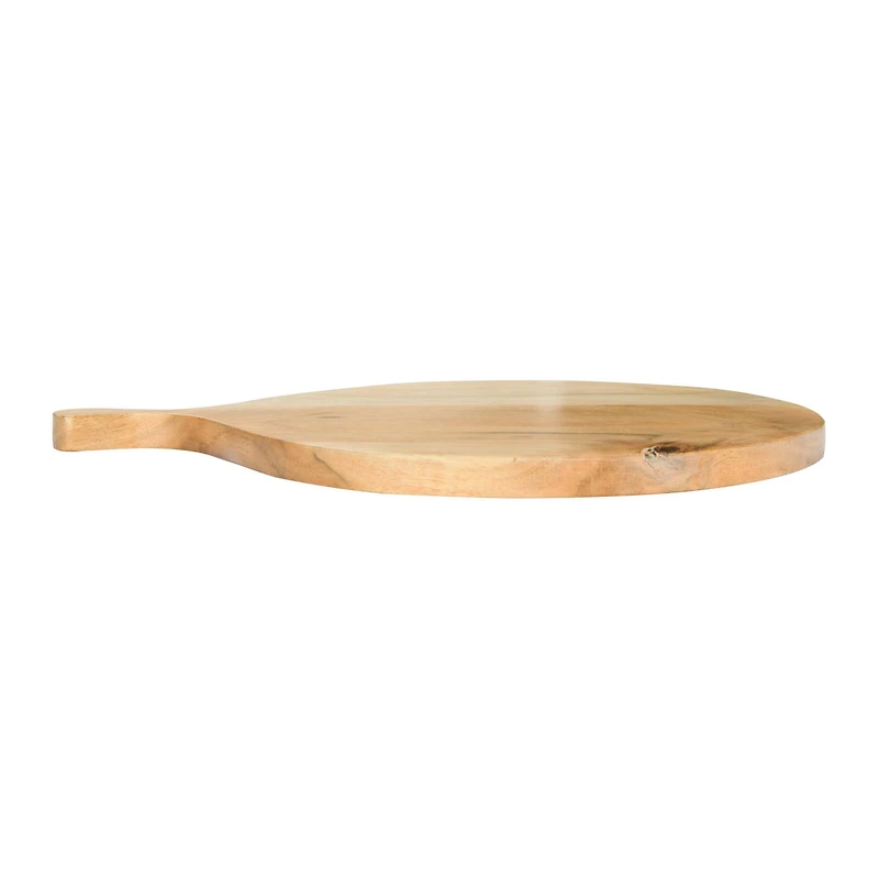 Hello Honey® 13.75" Round Acacia Wood Cheese/Cutting Board with Handle