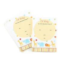 Hortense B. Hewitt Co. 5" x 7" Jungle Animals Baby Shower Blank Invitations & Envelope, 25ct.