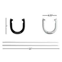 Toy Time Professional Grade Horseshoe Set with Carry Case